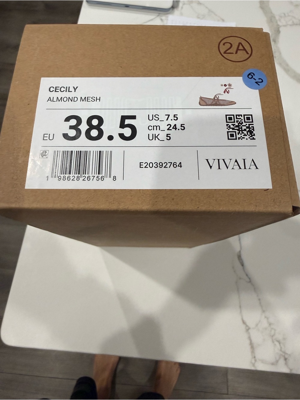 VIVAIA Beige Knit Lace-Up Flats - Comfortable For Everyday or Travel - Picture 12 of 12